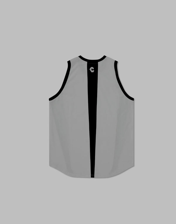 CRONOS  TRIDENT  SWITCHING  TANKTOP【GRAY】