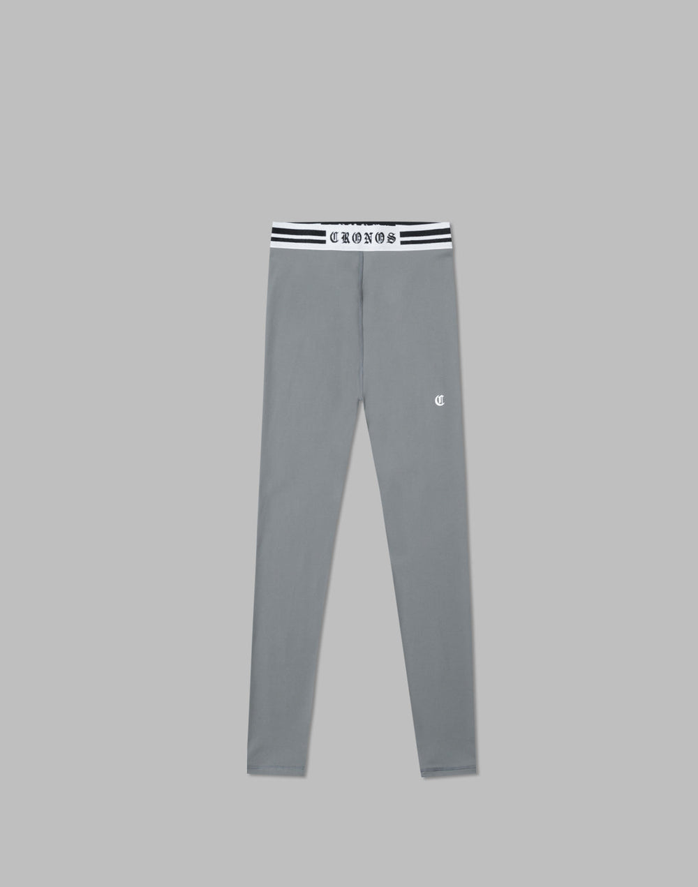 CRONOS WOMEN BLACK LETTER LEGGINGS【GRAY】