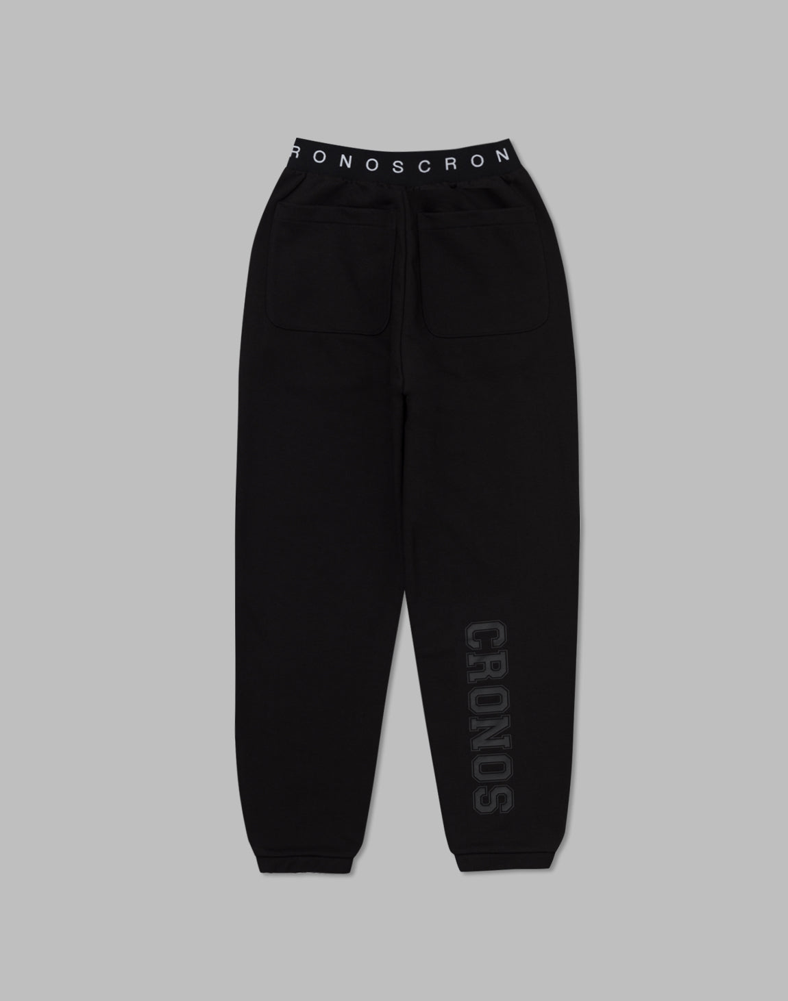 CRONOS WOMEN COLLEGE LOGO PANTS【BLACK×BLACK】 – クロノス CRONOS Official Store