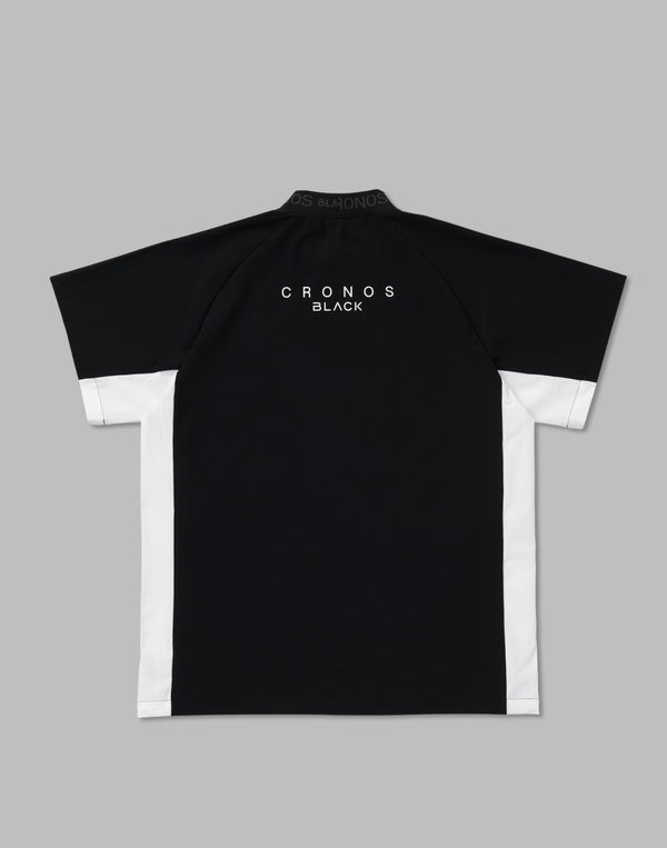 CRONOS BLACK 實用尼龍立領襯衫【黑色】