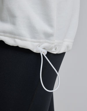 CRONOS WOMEN SLEEVELESS HOODIE【GRAY】