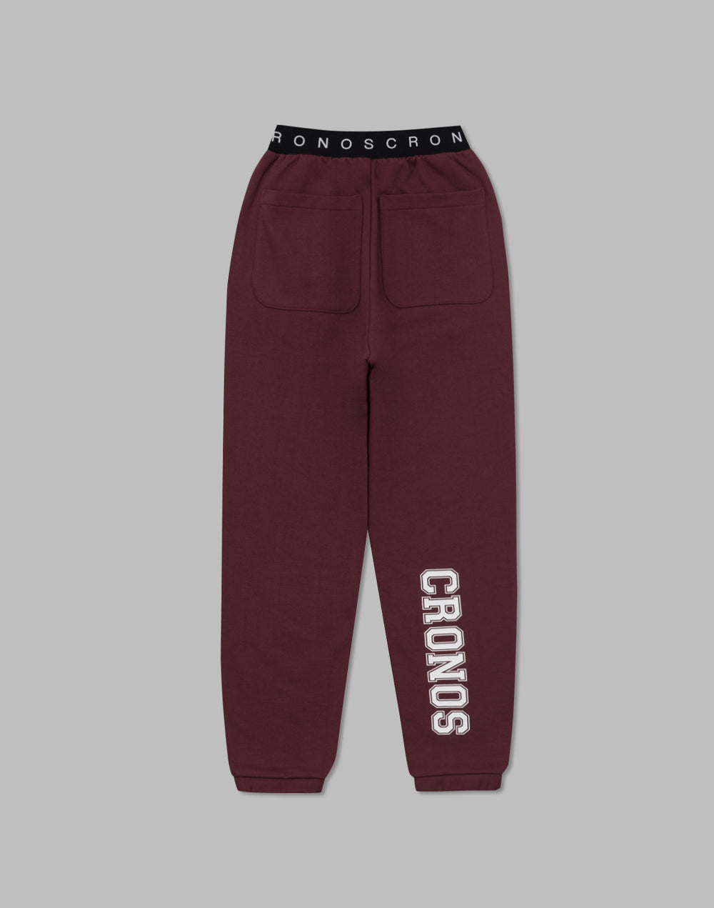 CRONOS WOMEN COLLEGE LOGO PANTS【BORDEAUX】