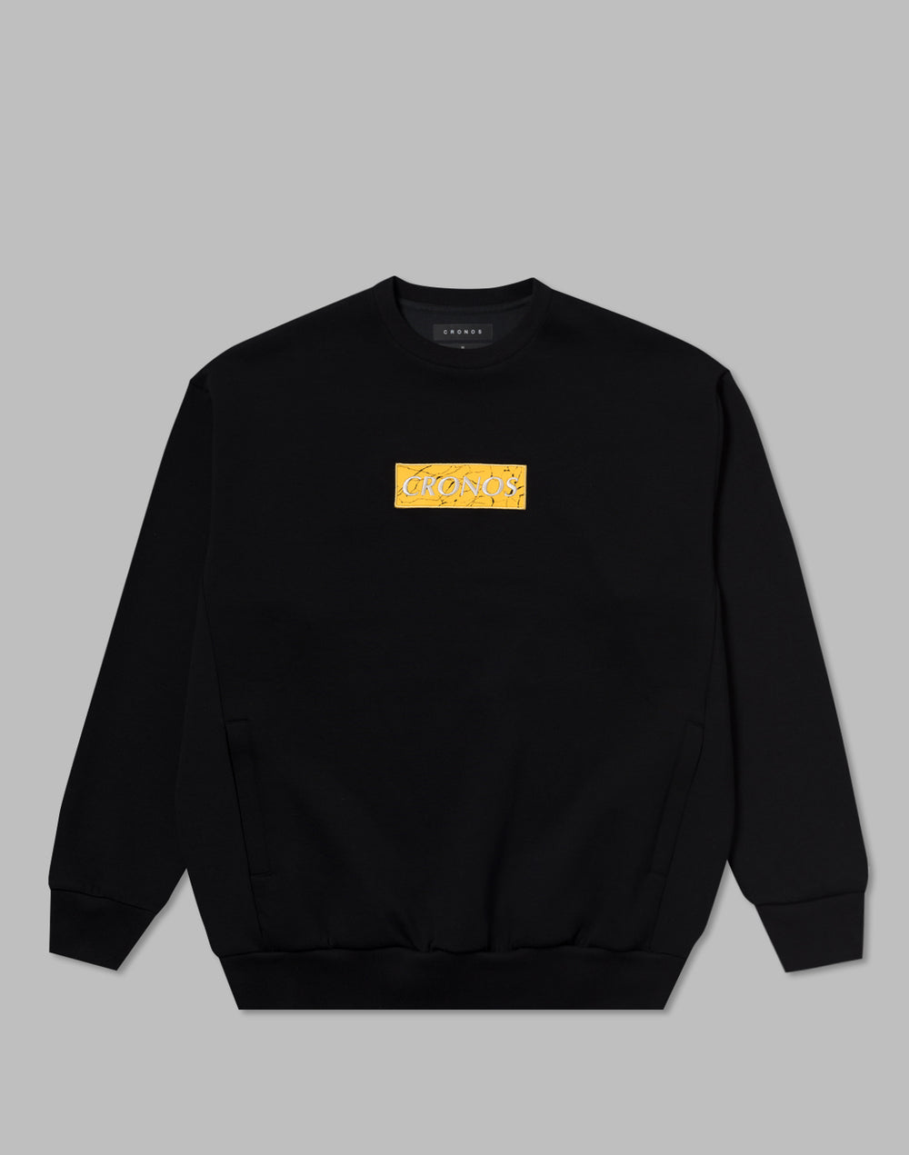 CRONOS BOXLOGO 衛衣 [黑×黃]