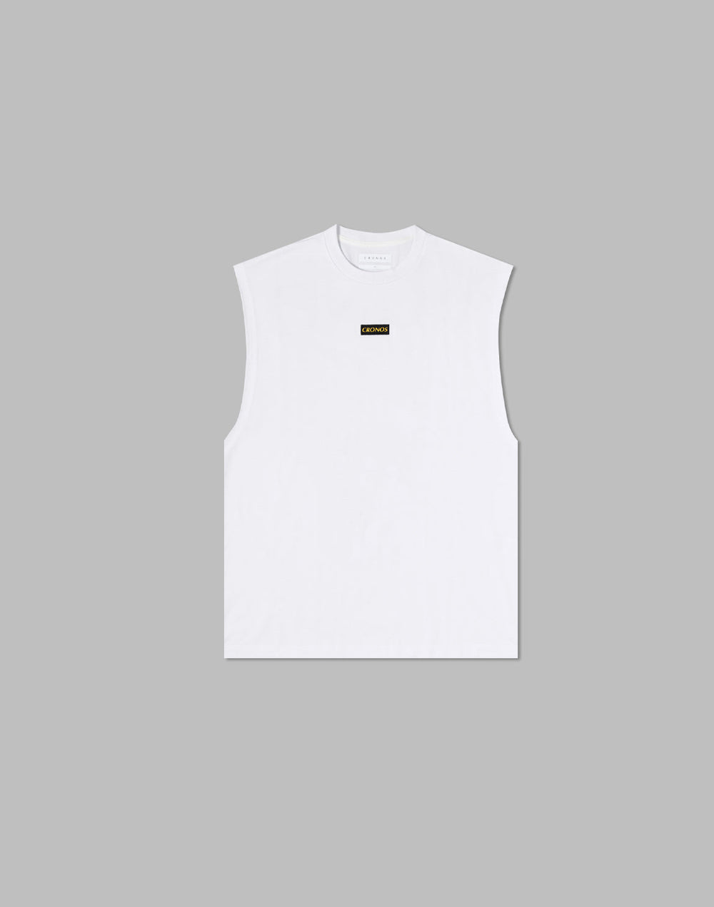 CRONOS 刺繡 BOXLOGO 無袖 [白色]