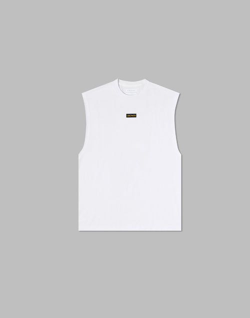 CRONOS 刺繡 BOXLOGO 無袖 [白色]