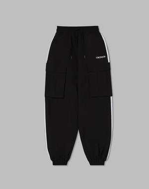 CRONOS WOMEN NYLON STRETCH CARGO【BLACK】