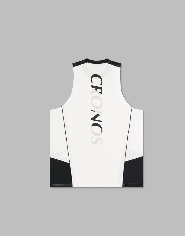 CRONOS SIDE INSERTS TANKTOP【WHITE】