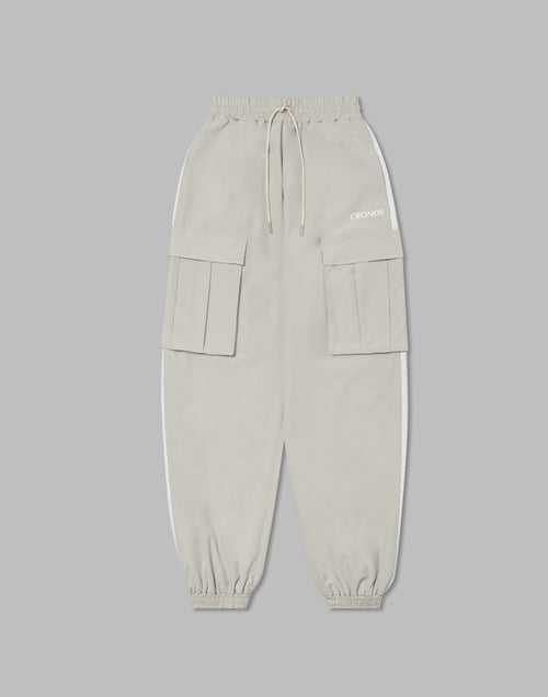 CRONOS WOMEN NYLON STRETCH CARGO【GRAY】
