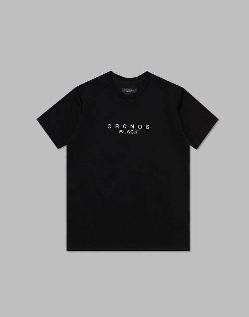 CRONOS BLACK PONTE T-SHIRT【BLACK】