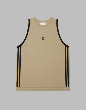 CRONOS 2LINE TANKTOP【BEIGE】