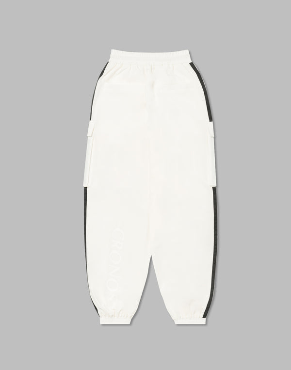 CRONOS WOMEN NYLON STRETCH CARGO【WHITE】