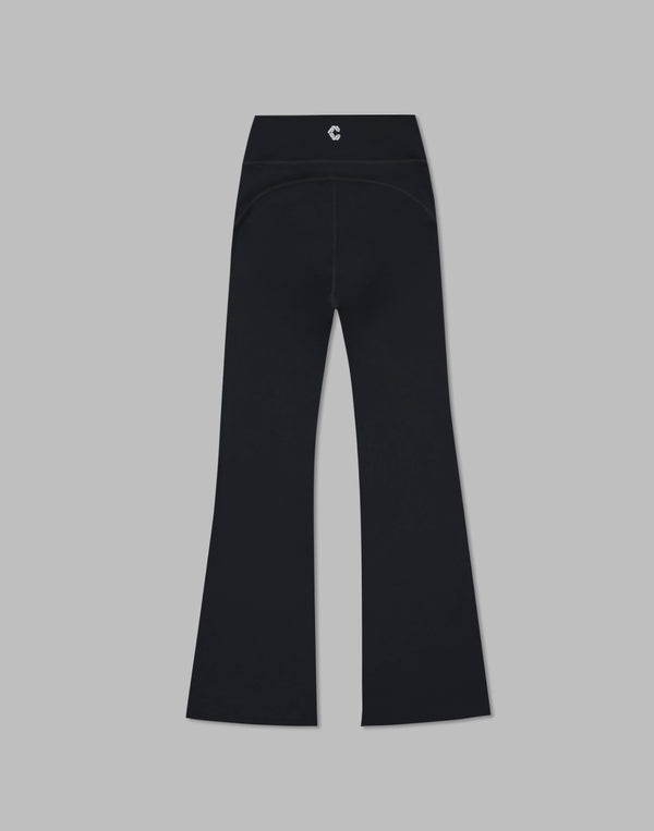 CRONOS WOMEN FLARE LEGGINGS【BLACK】