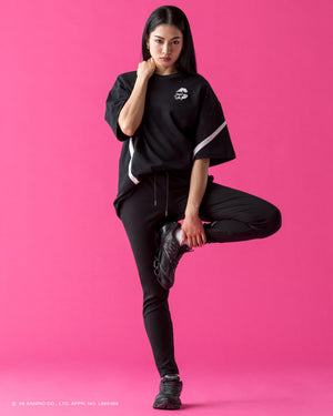[unisex] CRONOS x BAD BADTZ-MARU PANTS [BLACK]