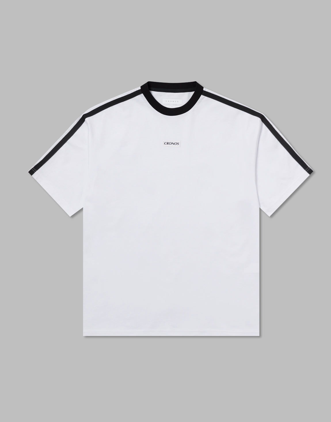 CRONOS DOUBLE STRIPES OVERSIZE T-SHIRTS【WHITE】 – クロノス CRONOS Official Store