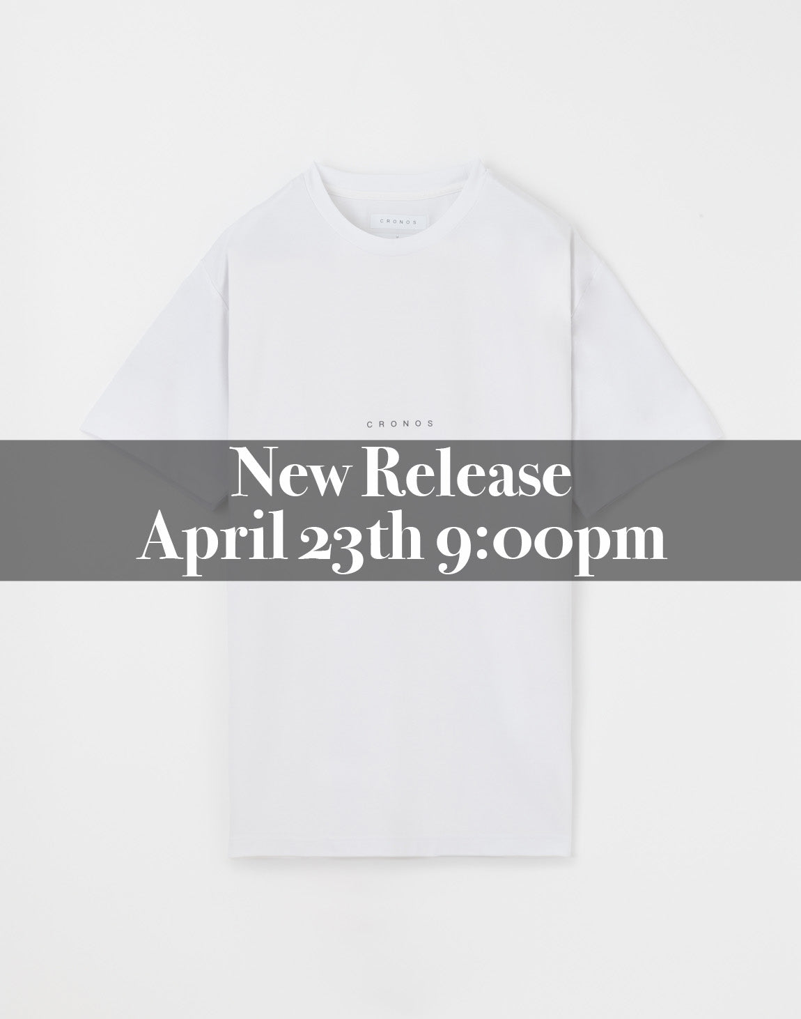 CRONOS Bold Back Logo Regularfit T-SHIRT【WHITE】 – クロノス