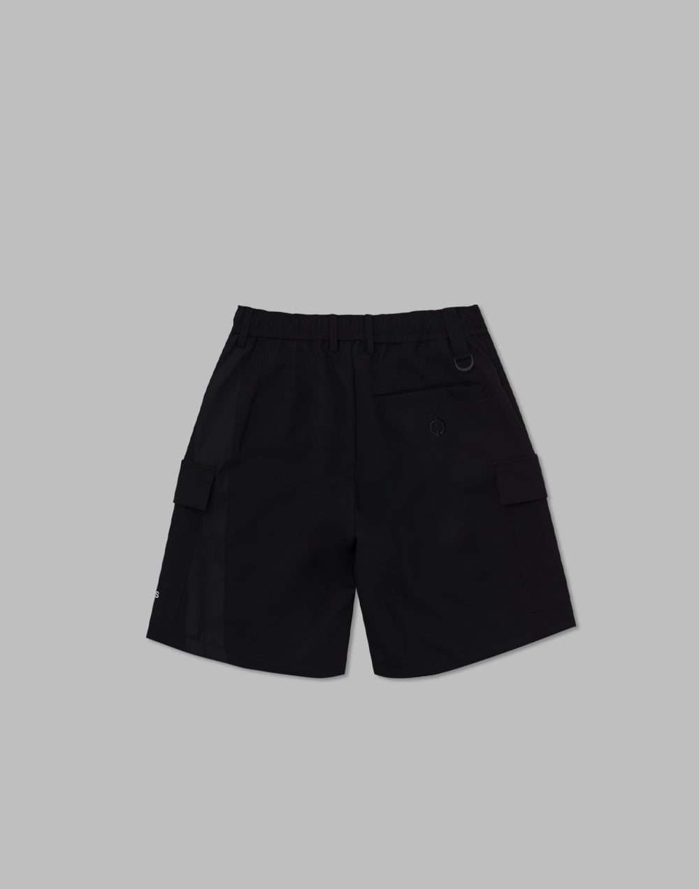 CRONOS BLACK CARGO SHORTS [BLACK]
