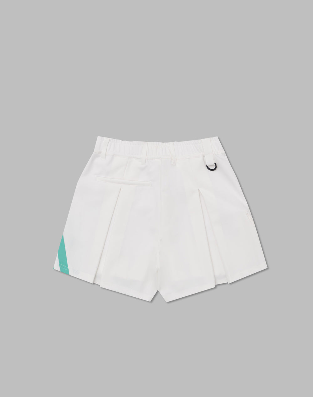 CRONOS BLACK STRIPED SHORTS [WHITE]