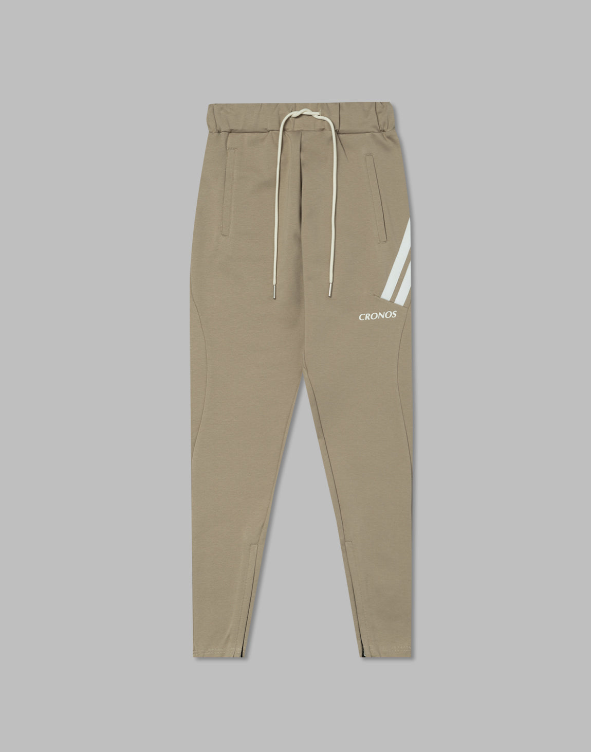 CRONOS WOMEN DOUBLE STRIPES PANTS【BEIGE】 – クロノス CRONOS Official Store