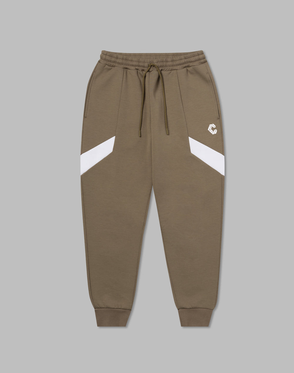 CRONOS THIGH SWITCH SWEATS LONGPANTS [TAUPE]