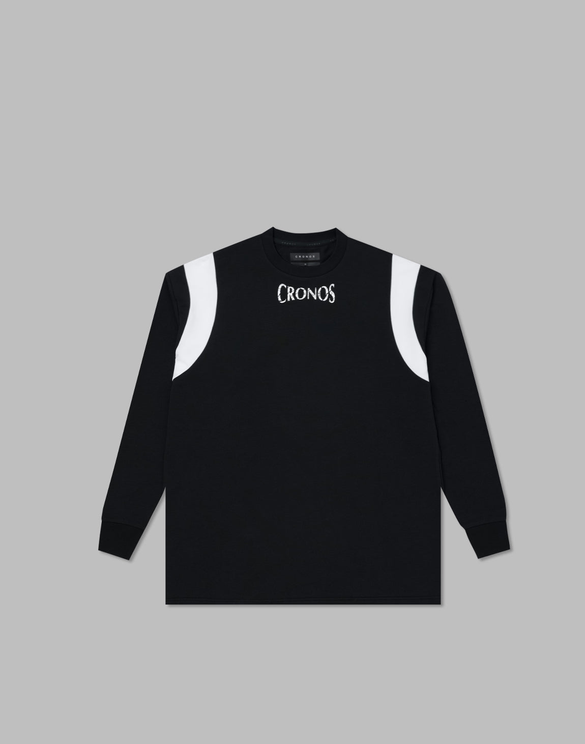 CRONOS SHOULDER REGION LINE LONG SLEEVE T 【BLACK】 – クロノス CRONOS Official  Store