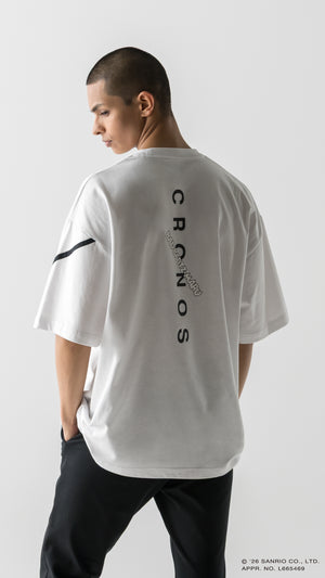 【unisex】CRONOS × BAD BADTZ-MARU TEE【WHITE】