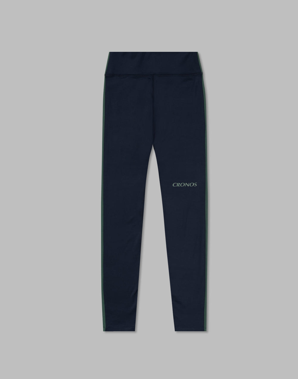 CRONOS WOMEN DOUBLE STRIPES LEGGINGS【NAVY】