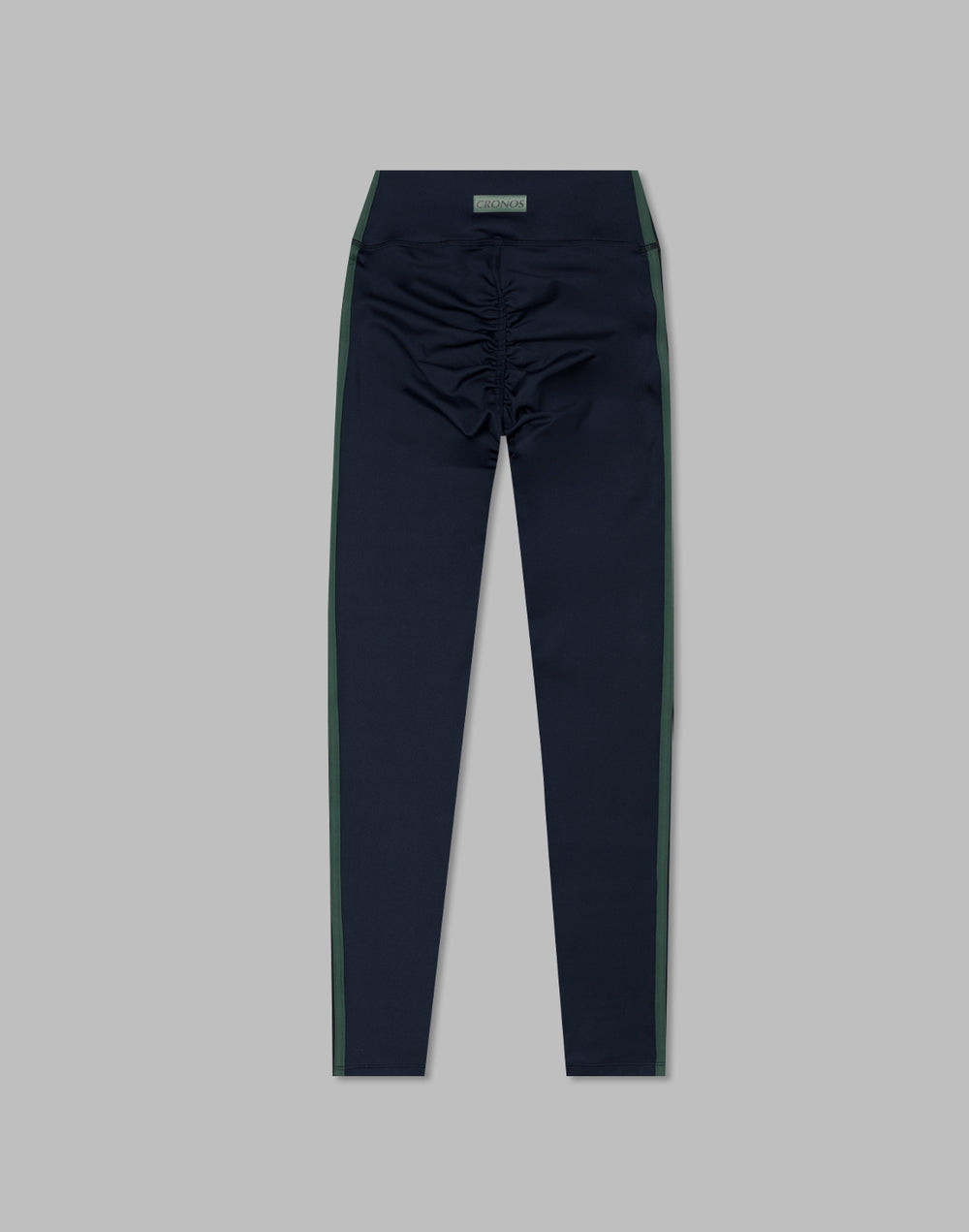 CRONOS WOMEN DOUBLE STRIPES LEGGINGS【NAVY】