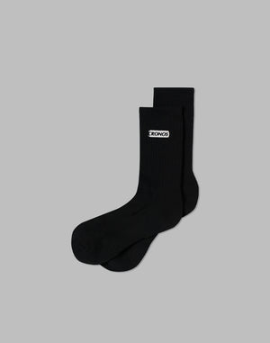CRONOS 2PACK BOXLOGO SOCKS【WHITE×BLACK】