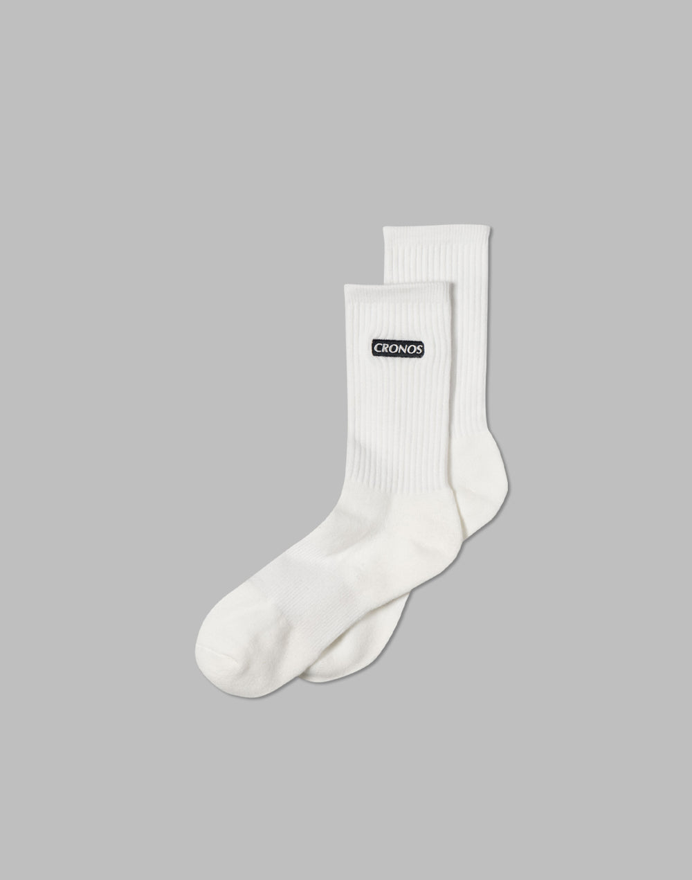 CRONOS 2PACK BOXLOGO SOCKS【WHITE×BLACK】