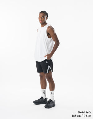 CRONOS REFLECT LINE SLEEVELESS【WHITE】