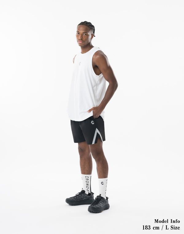 CRONOS REFLECT LINE SLEEVELESS【WHITE】