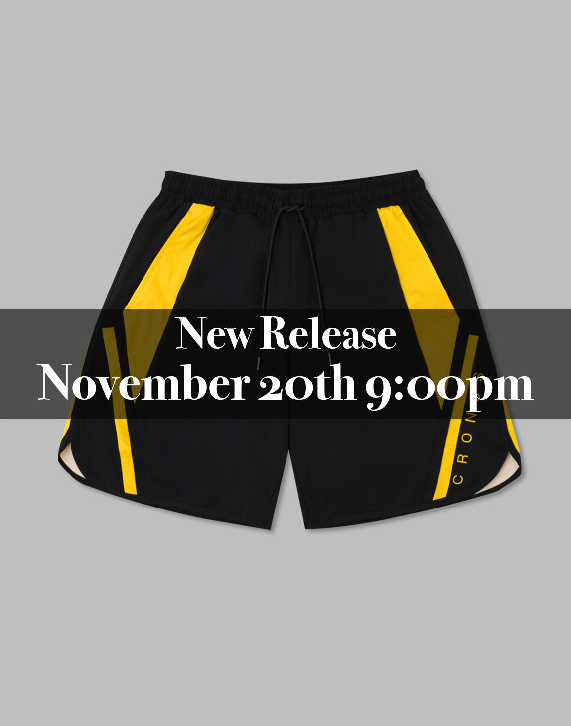 CRONOS Mechanical stretch shorts【BLACK×YELLOW】 – クロノス CRONOS Official Store