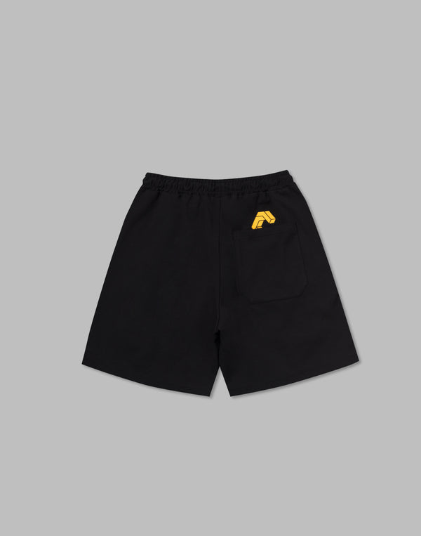 CRONOS DOUBLE STRIPES SHORTS【BLACK×YELLOW】