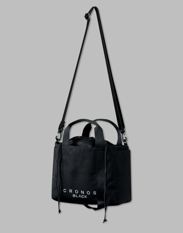 CRONOS BLACK TOTE BAG [BLACK]