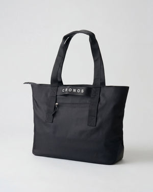 CRONOS 女士混合邊緣托特包 [黑色]