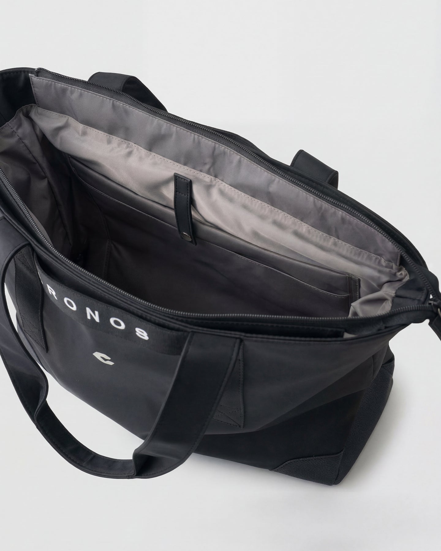 CRONOS WOMEN HYBRID EDGE TOTE BAG【BLACK】