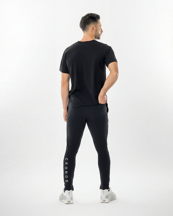 CRONOS HIGH-STRETCH SKINNY PANTS【BLACK】