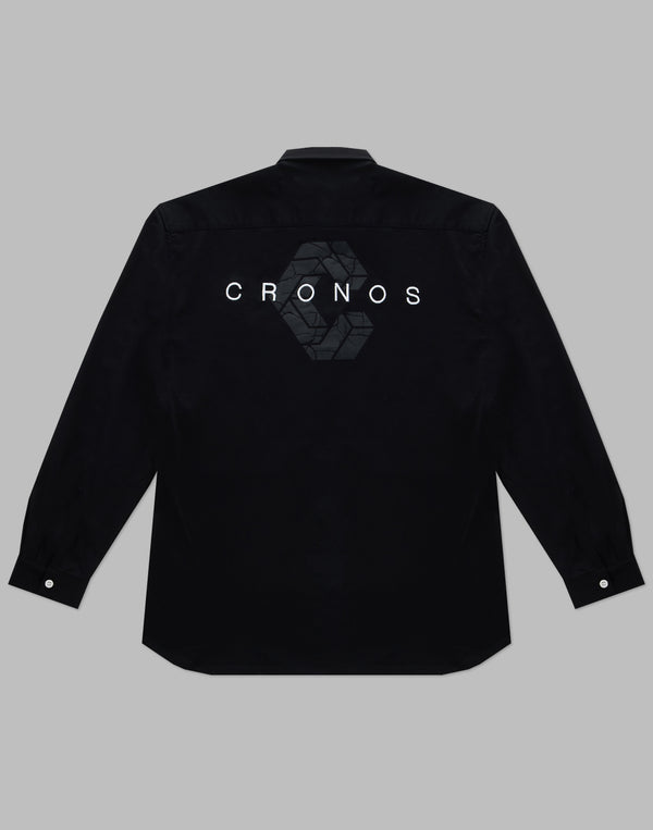 CRONOS BLACK BACK LOGO SHIRTS