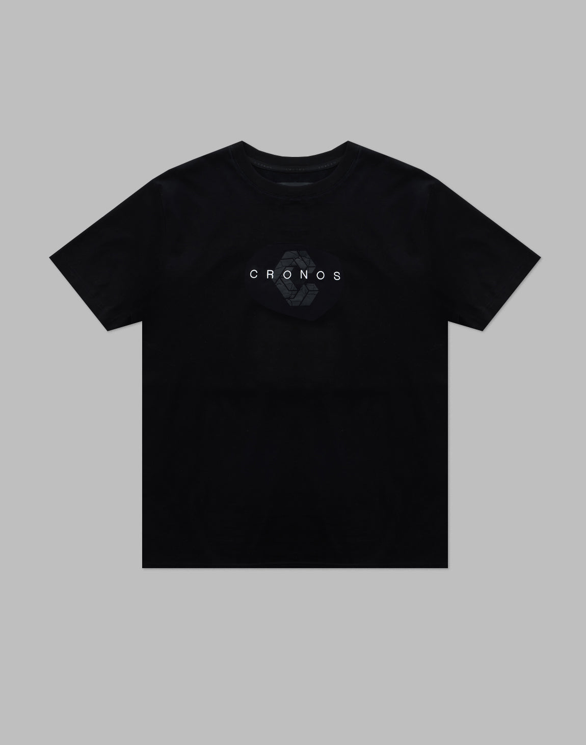 CRONOS BLACK SUPIMA COTTON LOGO T-SHIRTS – クロノス CRONOS