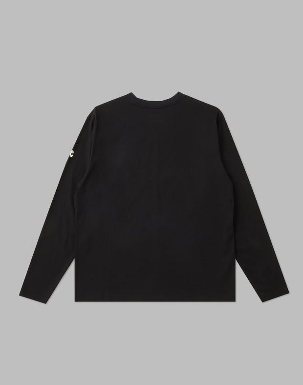 CRONOS BLACK SUPIMA COTTON LONGSLEEVE【BLACK】
