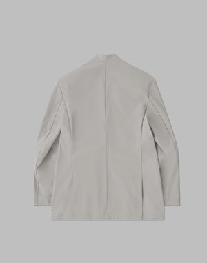 CRONOS BLACK COLLARLESS STRETCH JACKET