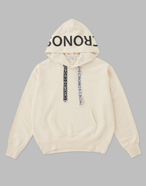 CRONOS WOMEN THICK CORD HOODIE【CREAM】