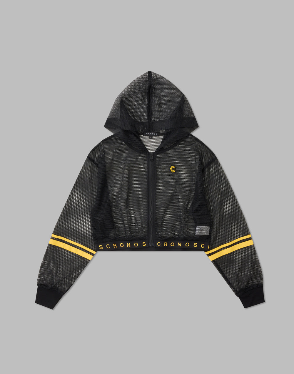 CRONOS WOMEN MESH ZIP HOODY