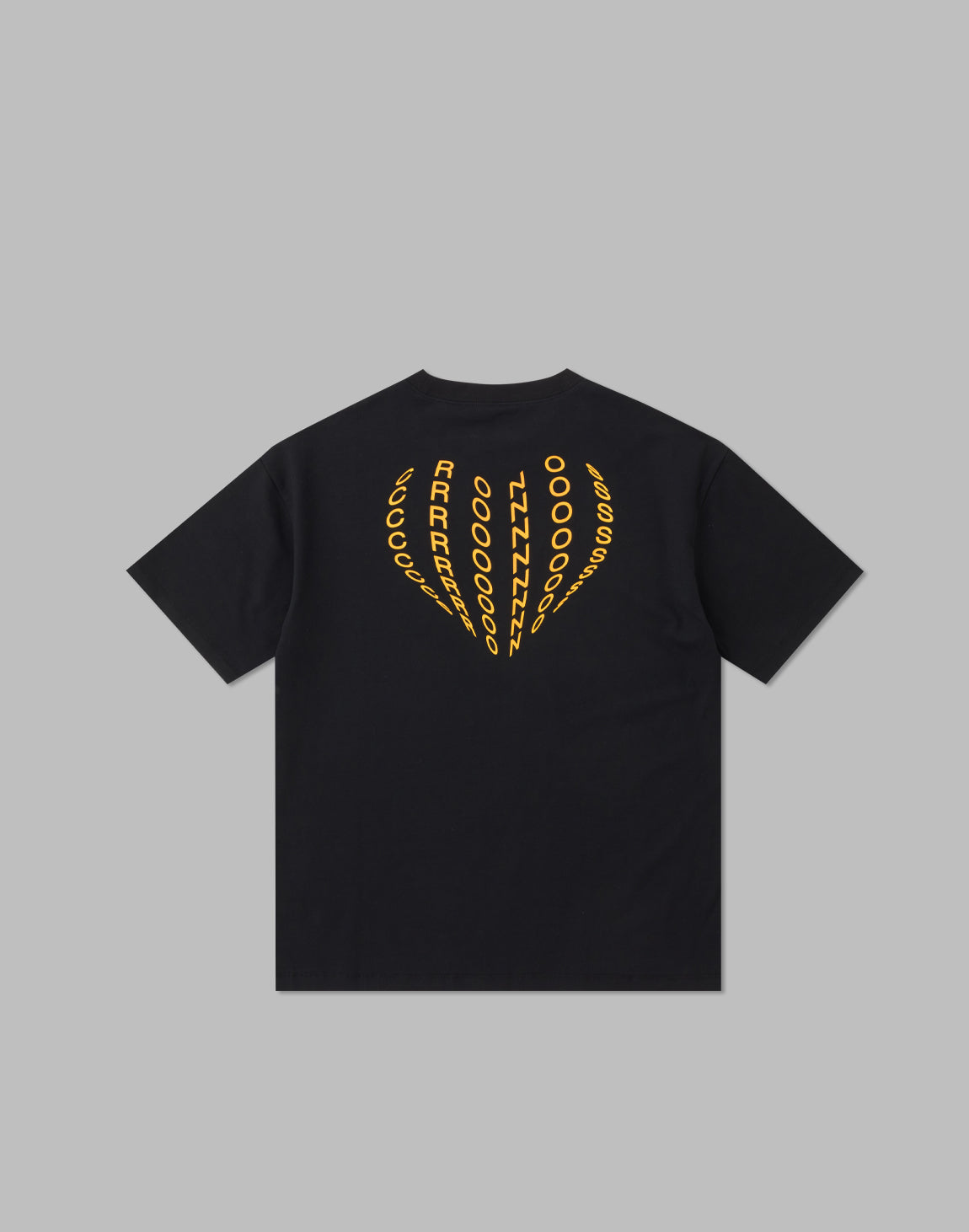 CRONOS WOMEN HEART LOGO OVER T-SHIRTS【BLACK】 – クロノス CRONOS Official Store