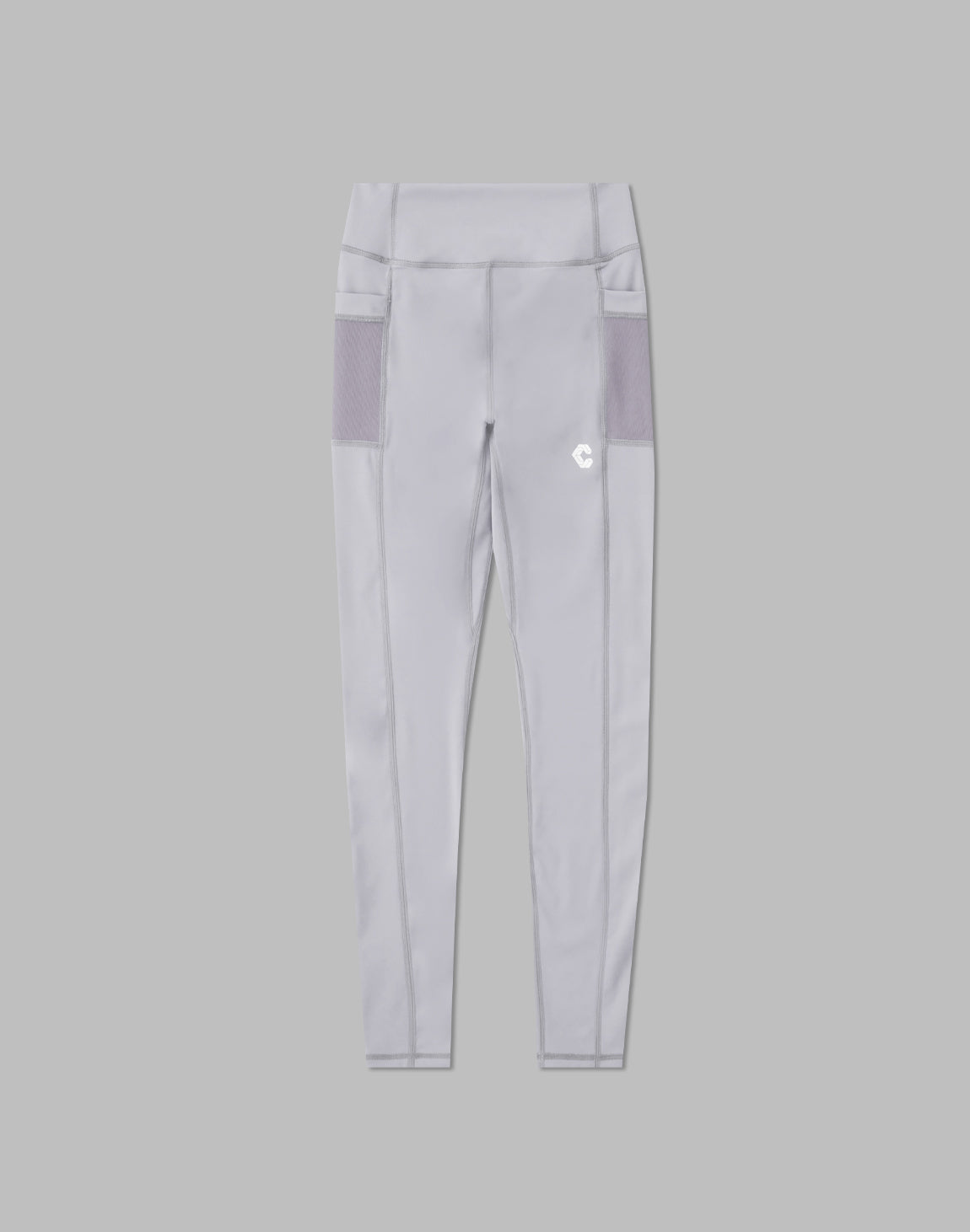 CRONOS WOMEN SPORTS MESH LEGGINGS【GRAY】 – クロノス CRONOS