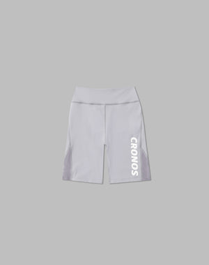 CRONOS WOMEN SPORTS MESH SHORT LEGGINGS【GRAY】