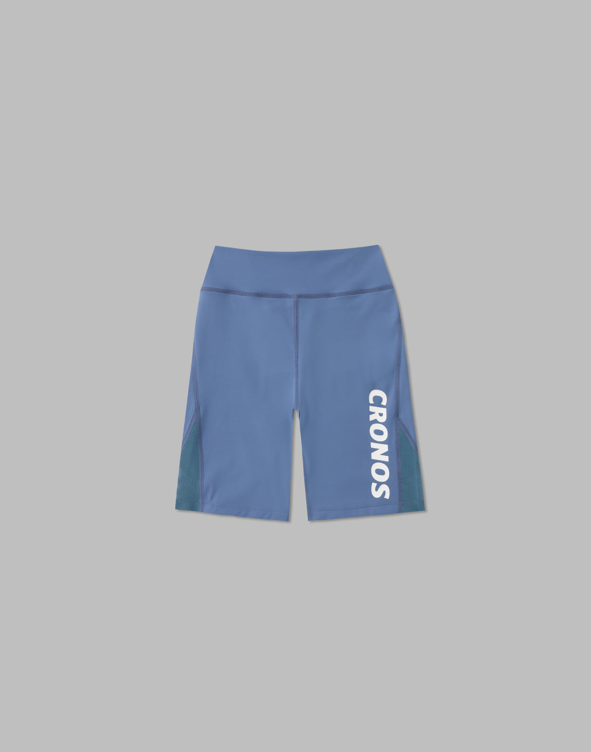 CRONOS 水色 ショートパンツ Sサイズ 美品 CRONOS クロノス パンツ ハーフ ショート ロゴ ライン プリント S