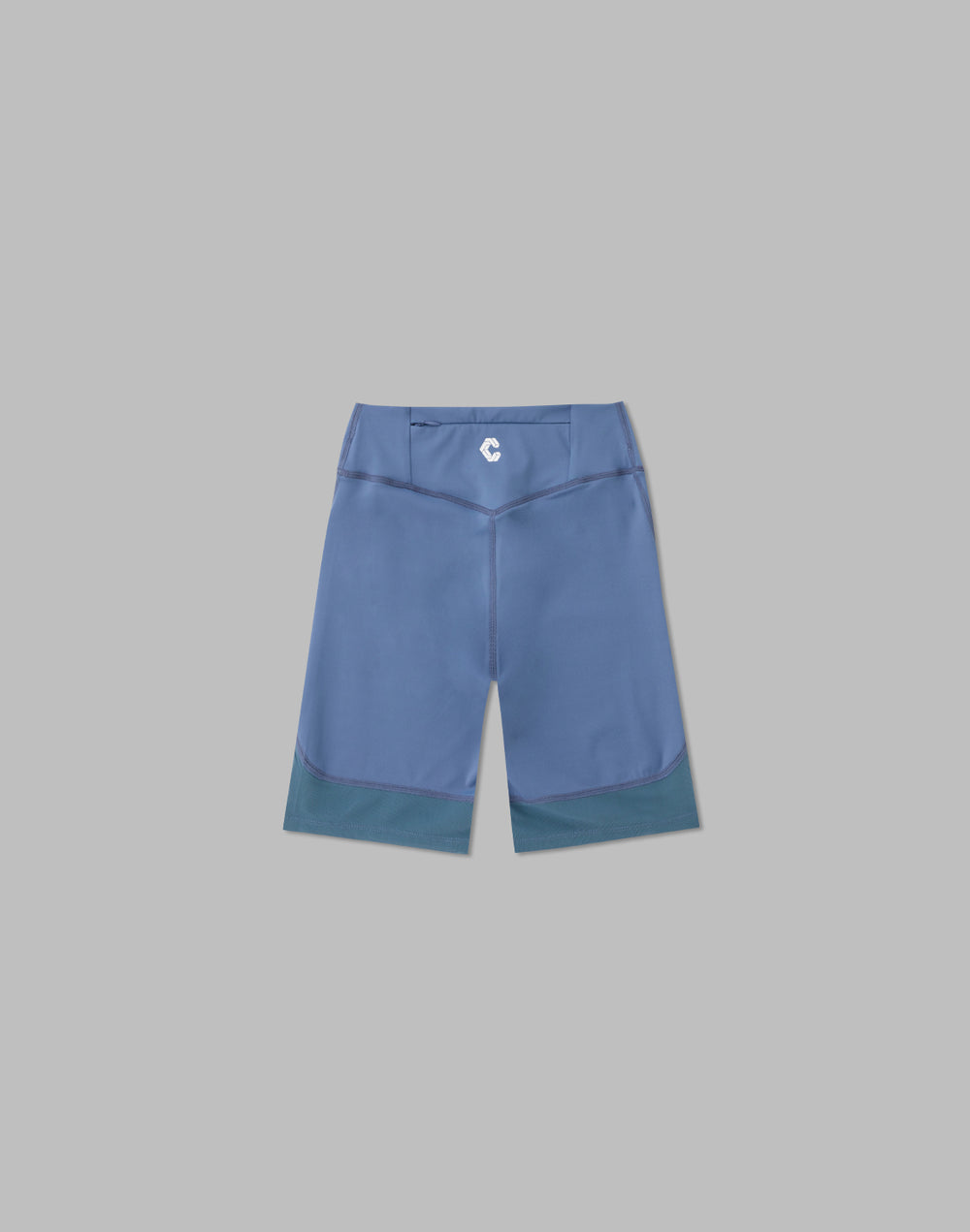 CRONOS WOMEN SPORTS MESH SHORT LEGGINGS【BLUE】