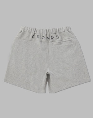CRONOS ZIPLOGO HALF PANTS [GRAY]