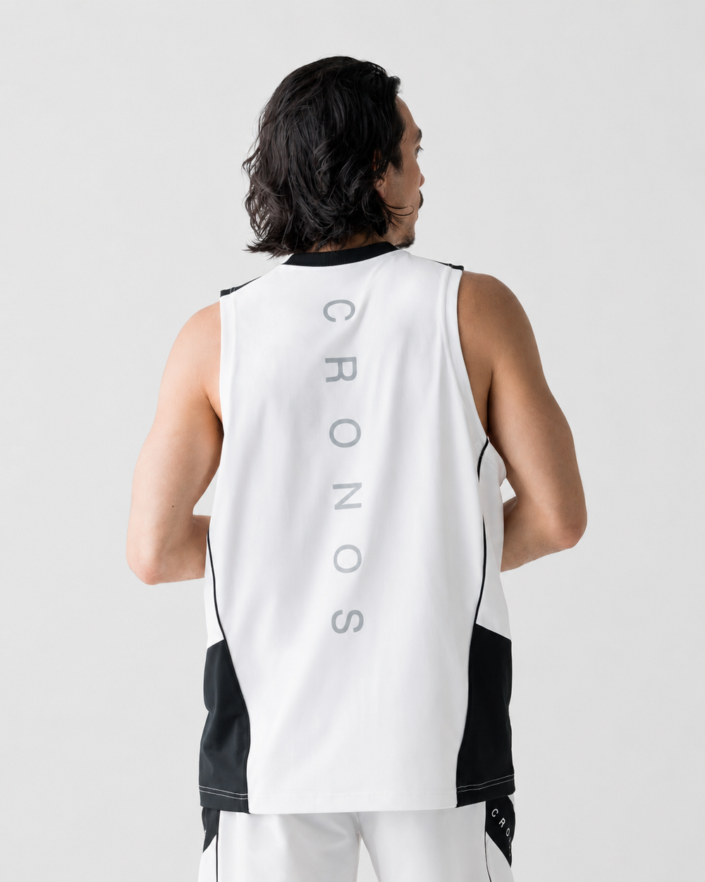 CRONOS SWITCH COOL TOUCH SLEEVELESS【WHITE】